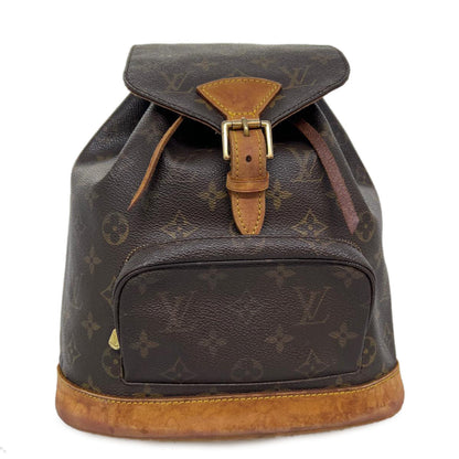 Louis Vuitton  Monogram Montsouris MM Backpack M51136 LV Auth 32598