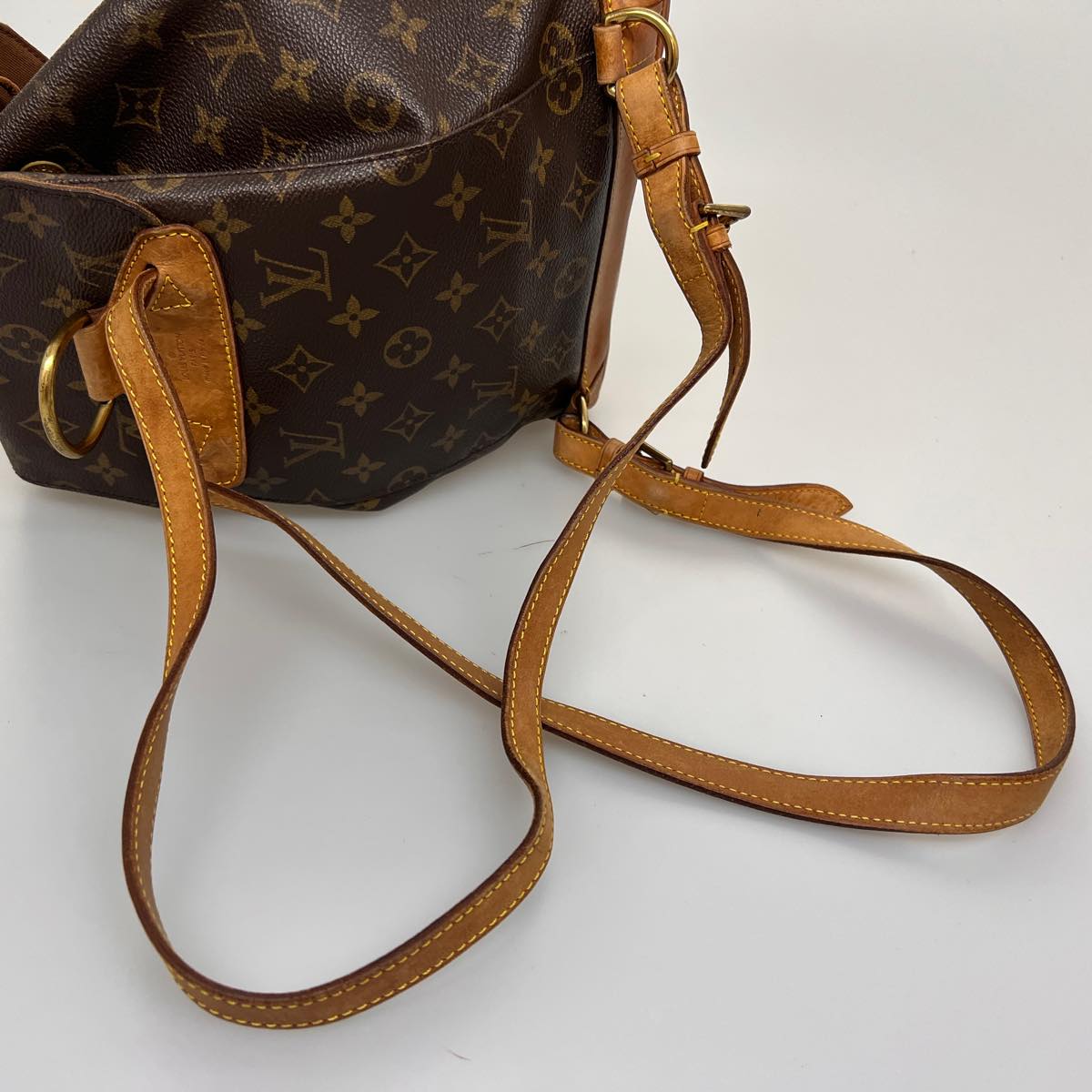 Louis Vuitton  Monogram Montsouris MM Backpack M51136 LV Auth 32598