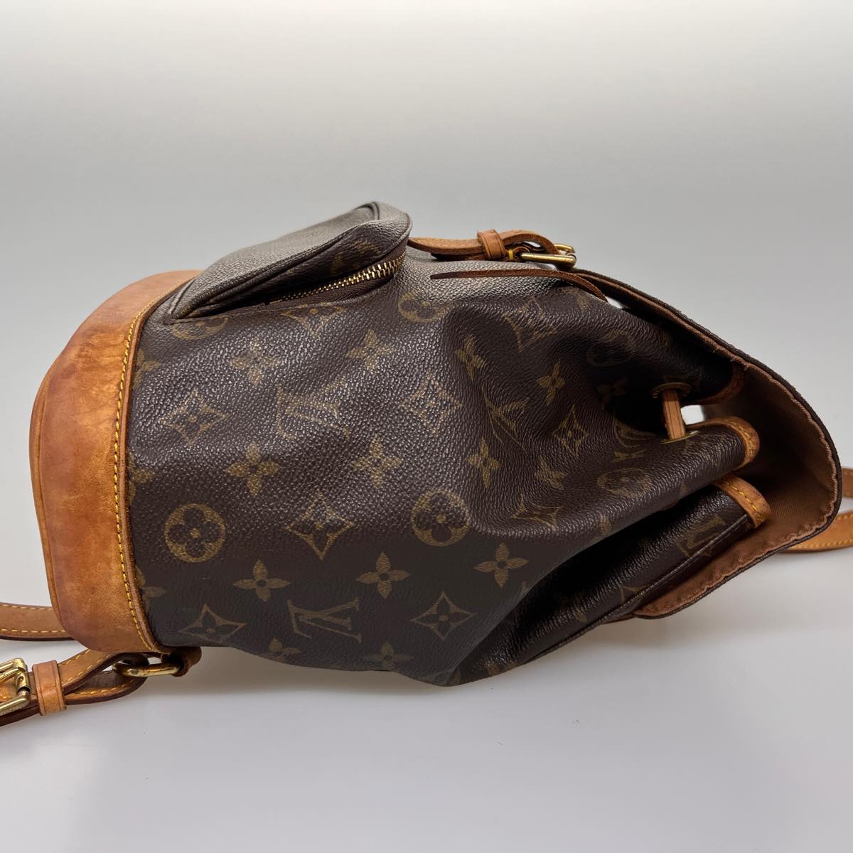 Louis Vuitton  Monogram Montsouris MM Backpack M51136 LV Auth 32598