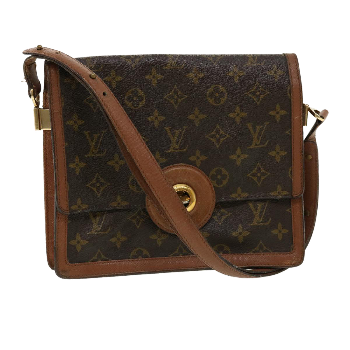 Louis Vuitton  Monogram Raspail Shoulder Bag M51372 LV Auth 32833