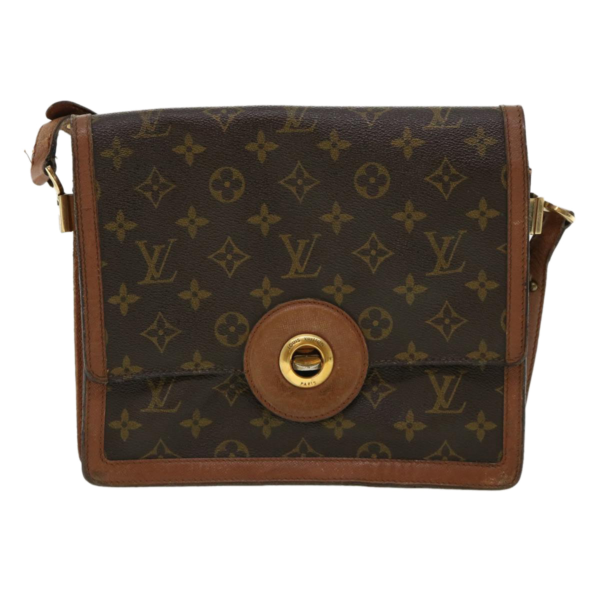 Louis Vuitton  Monogram Raspail Shoulder Bag M51372 LV Auth 32833