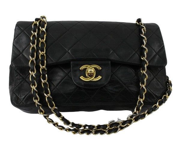 Chanel Black Leather Timeless shoulder Bag