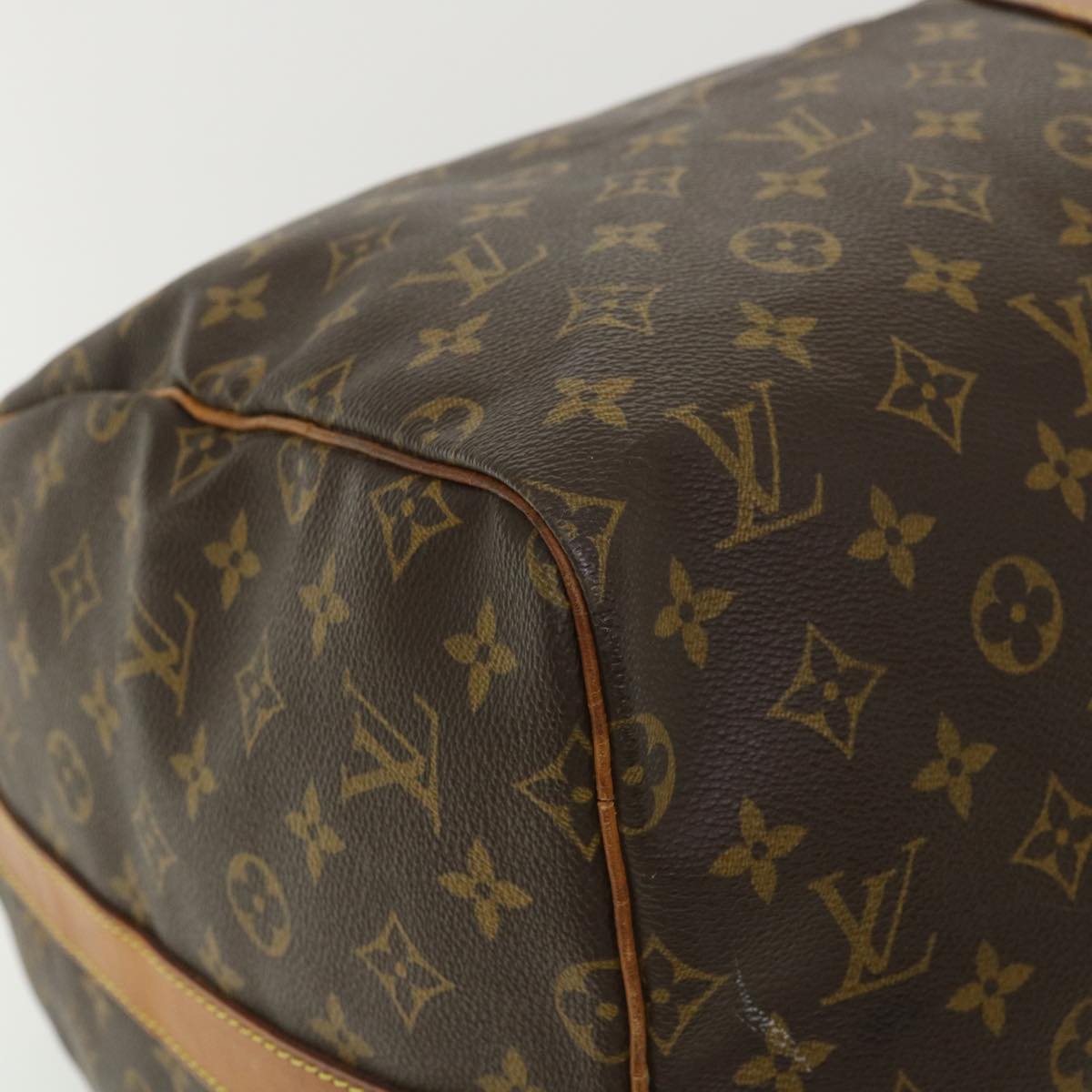 Louis Vuitton  Monogram Keepall Bandouliere 55 Boston Bag M41414 LV Auth 32935