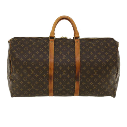 Louis Vuitton  Monogram Keepall Bandouliere 55 Boston Bag M41414 LV Auth 32935