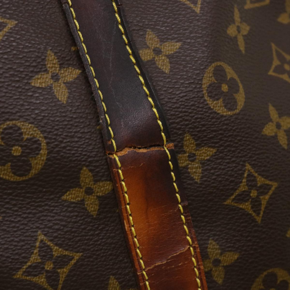 Louis Vuitton  Monogram Keepall Bandouliere 55 Boston Bag M41414 LV Auth 32935