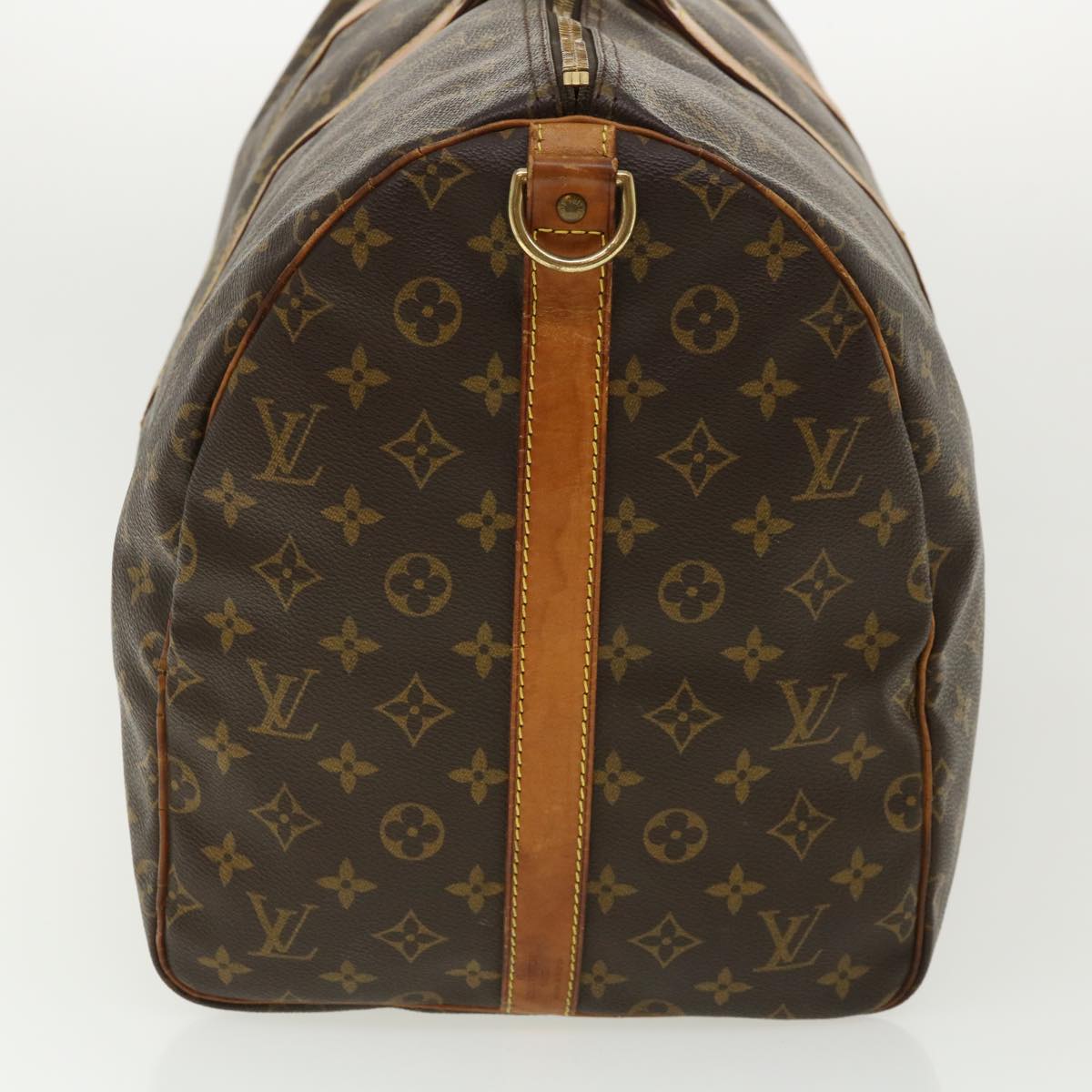 Louis Vuitton  Monogram Keepall Bandouliere 55 Boston Bag M41414 LV Auth 32935