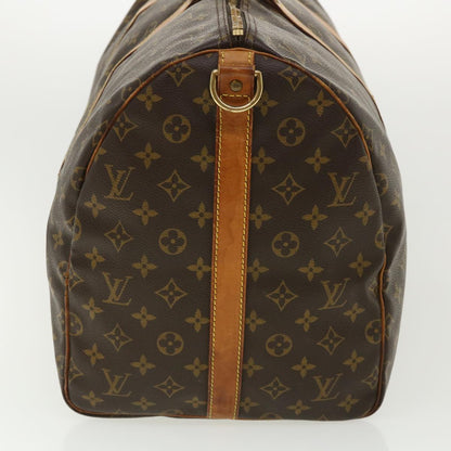 Louis Vuitton  Monogram Keepall Bandouliere 55 Boston Bag M41414 LV Auth 32935