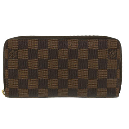 Louis Vuitton  Damier Ebene Zippy Wallet Long Wallet N41661 LV Auth 33207