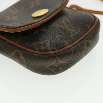 Louis Vuitton  Monogram Pochette Cancun Shoulder Bag Pouch M60018 LV Auth 33217