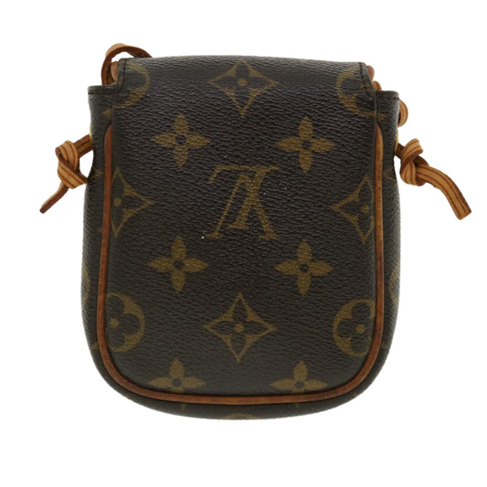 Louis Vuitton  Monogram Pochette Cancun Shoulder Bag Pouch M60018 LV Auth 33217