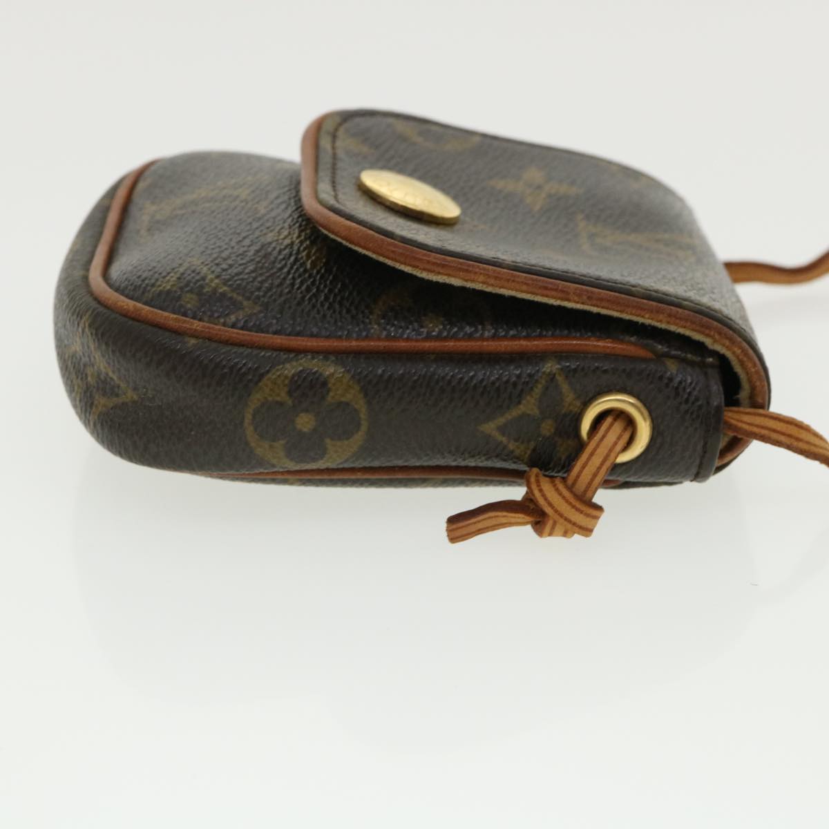 Louis Vuitton  Monogram Pochette Cancun Shoulder Bag Pouch M60018 LV Auth 33217