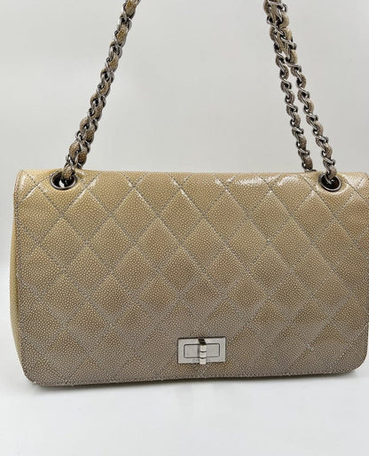 Chanel 2.55 Patent Caviar Bag