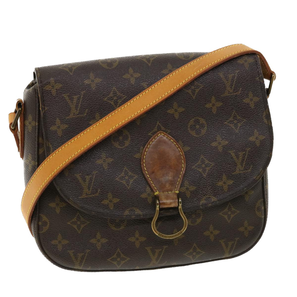 Louis Vuitton  Monogram Saint Cloud GM Shoulder Bag M51242 LV Auth 33745