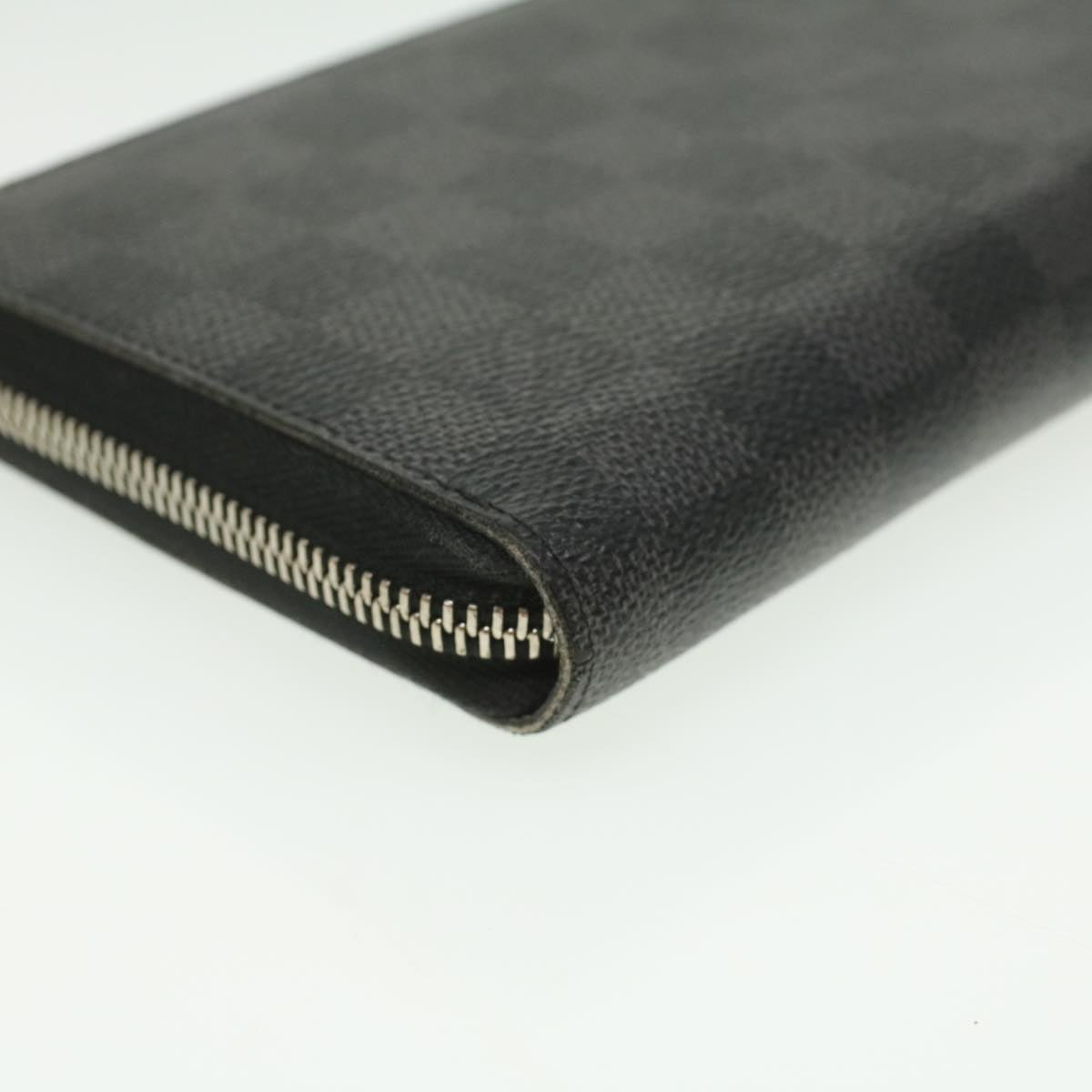 Louis Vuitton  Damier Graphite Zippy Organizer Wallet Trunk N63182 LV Auth 34100