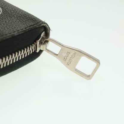 Louis Vuitton  Damier Graphite Zippy Organizer Wallet Trunk N63182 LV Auth 34100