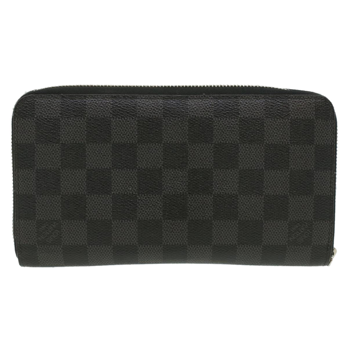 Louis Vuitton  Damier Graphite Zippy Organizer Wallet Trunk N63182 LV Auth 34100