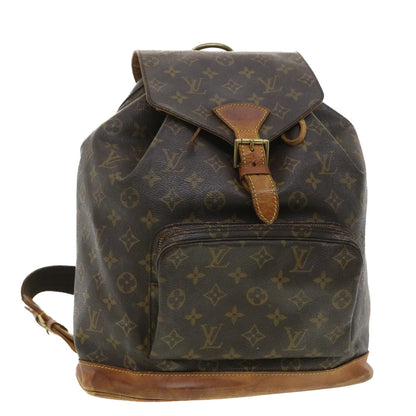 Louis Vuitton  Monogram Montsouris GM Backpack M51135 LV Auth 34113