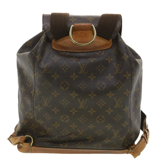 Louis Vuitton  Monogram Montsouris GM Backpack M51135 LV Auth 34113