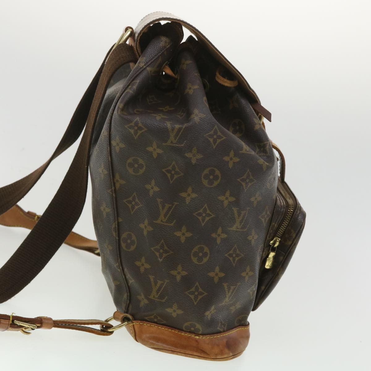 Louis Vuitton  Monogram Montsouris GM Backpack M51135 LV Auth 34113