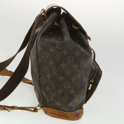 Louis Vuitton  Monogram Montsouris GM Backpack M51135 LV Auth 34113