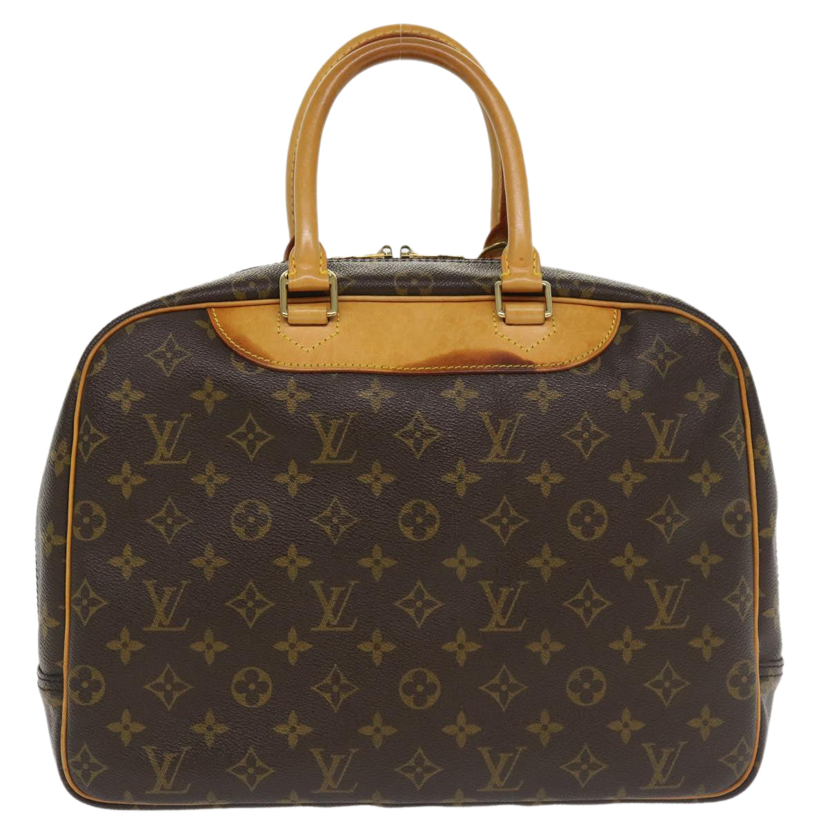 Louis Vuitton  Monogram Deauville Hand Bag M47270 LV Auth 34141