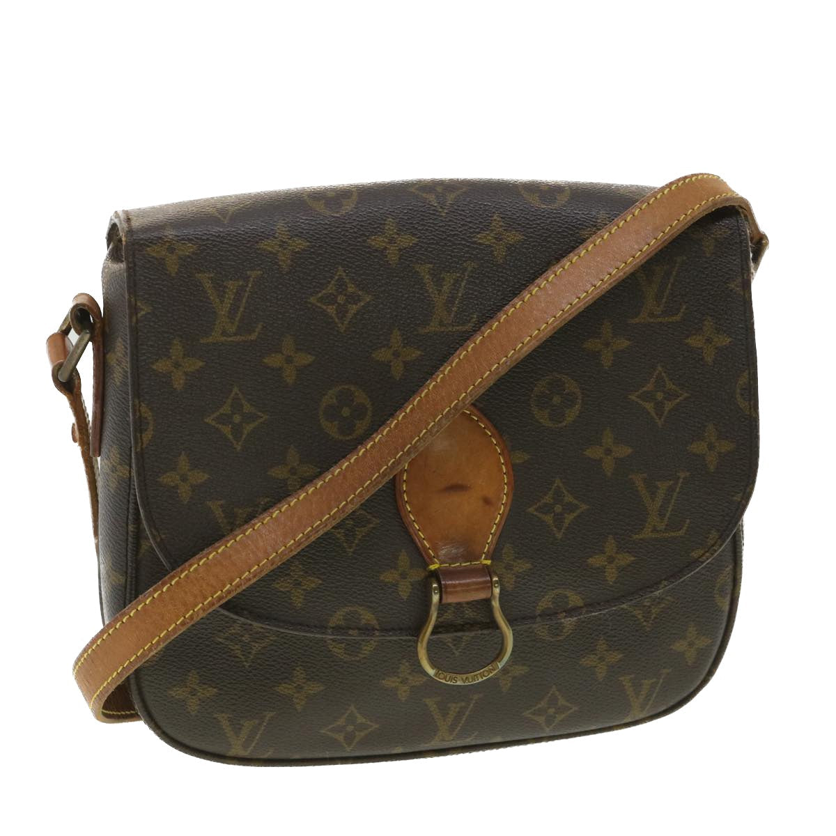 Louis Vuitton  Monogram Saint Cloud GM Shoulder Bag M51242 LV Auth 34201