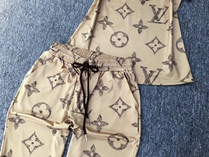 Louis Vuitton  Jogger and Tshirts Set (Tracksuit)