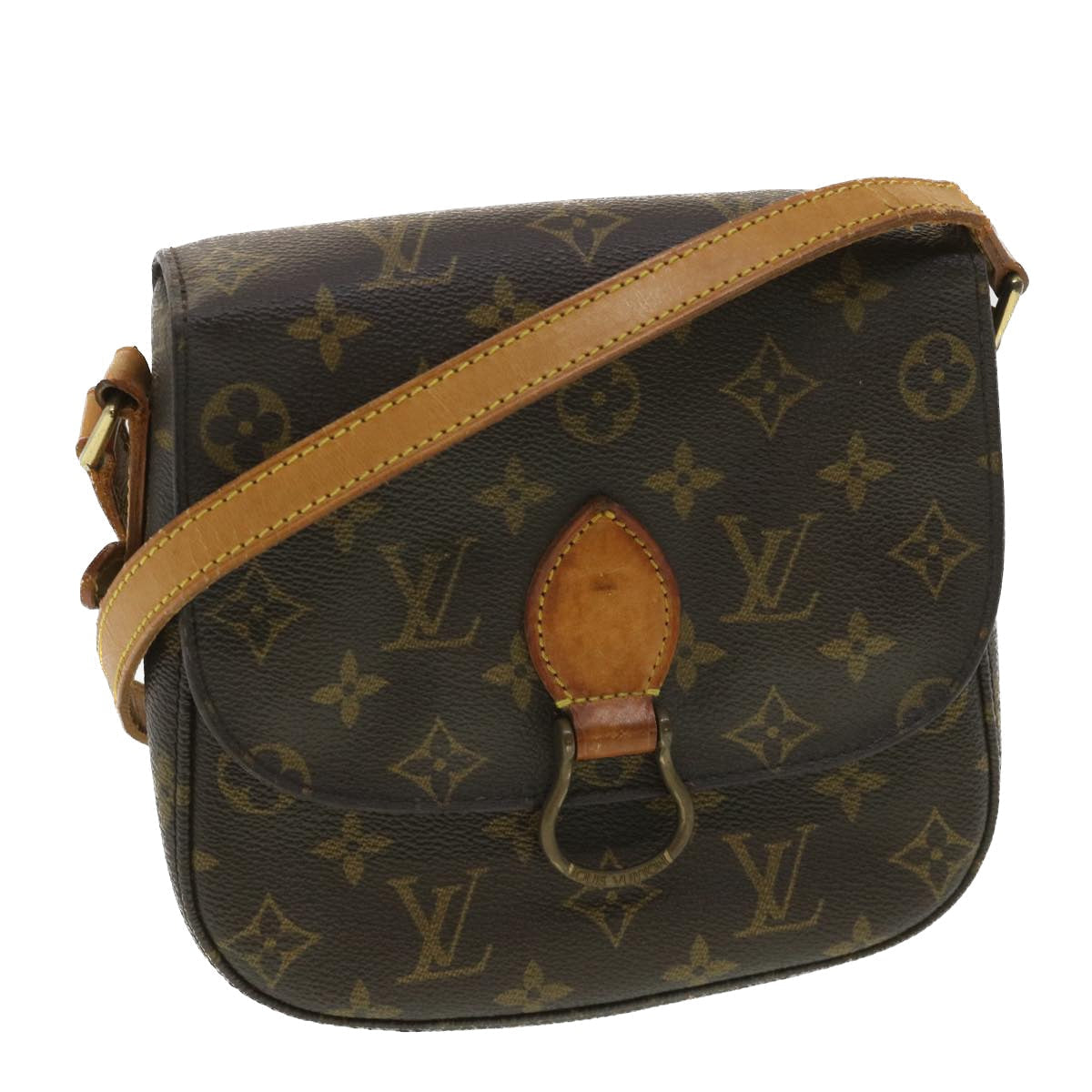 Louis Vuitton  Monogram Saint Cloud MM Shoulder Bag M51243 LV Auth 35487