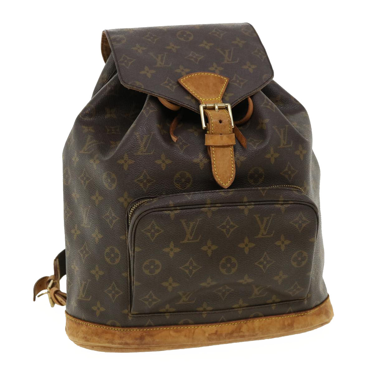 Louis Vuitton  Monogram Montsouris GM Backpack M51135 LV Auth 35600