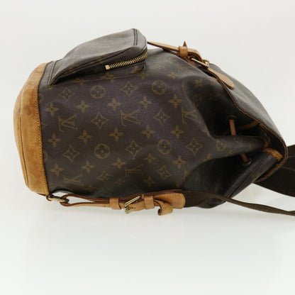 Louis Vuitton  Monogram Montsouris GM Backpack M51135 LV Auth 35600