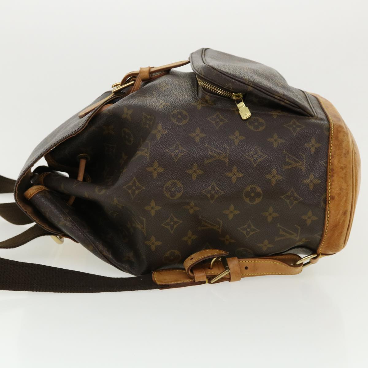 Louis Vuitton  Monogram Montsouris GM Backpack M51135 LV Auth 35600