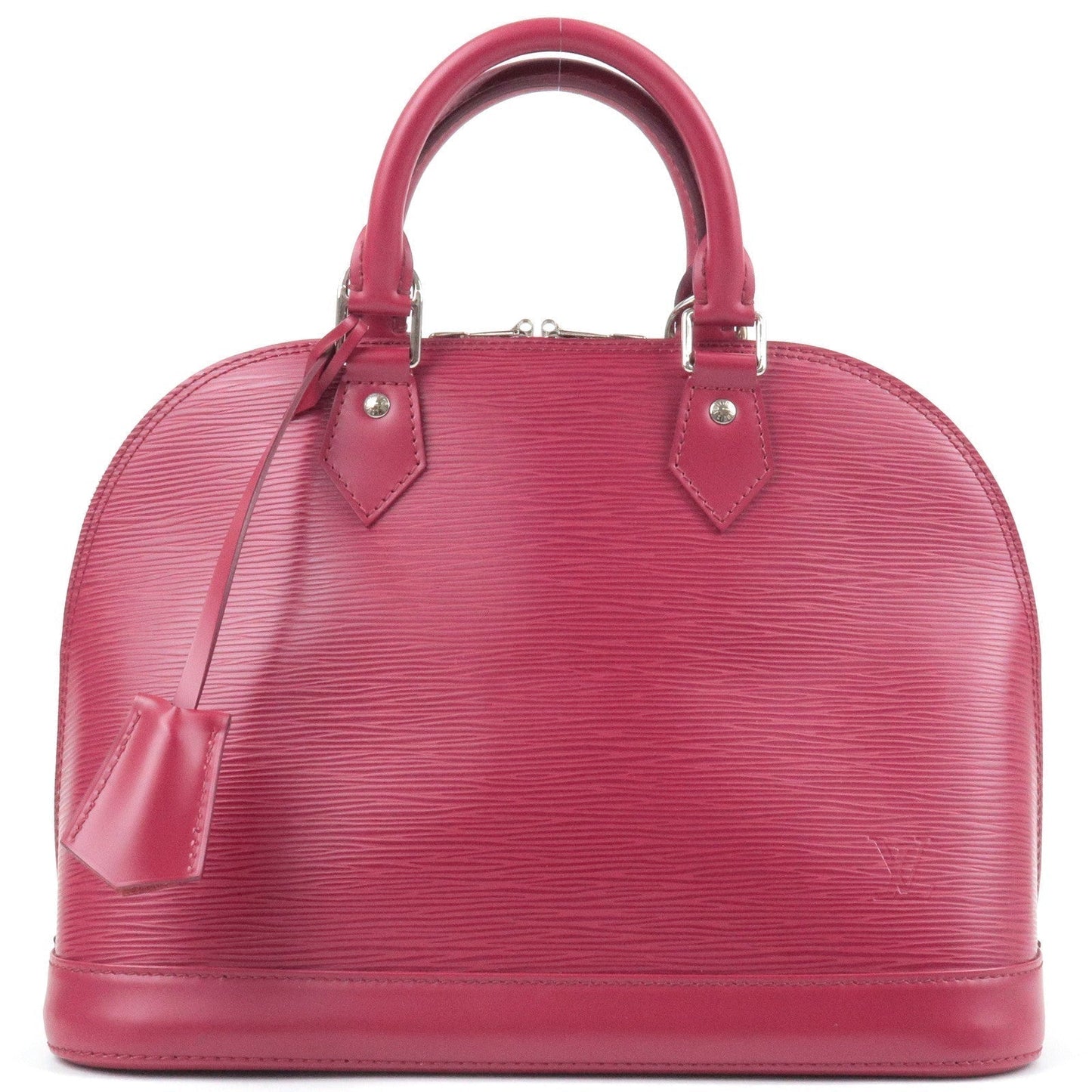 Louis Vuitton Epi Alma PM Hand Bag Fuchsia Pink M40490