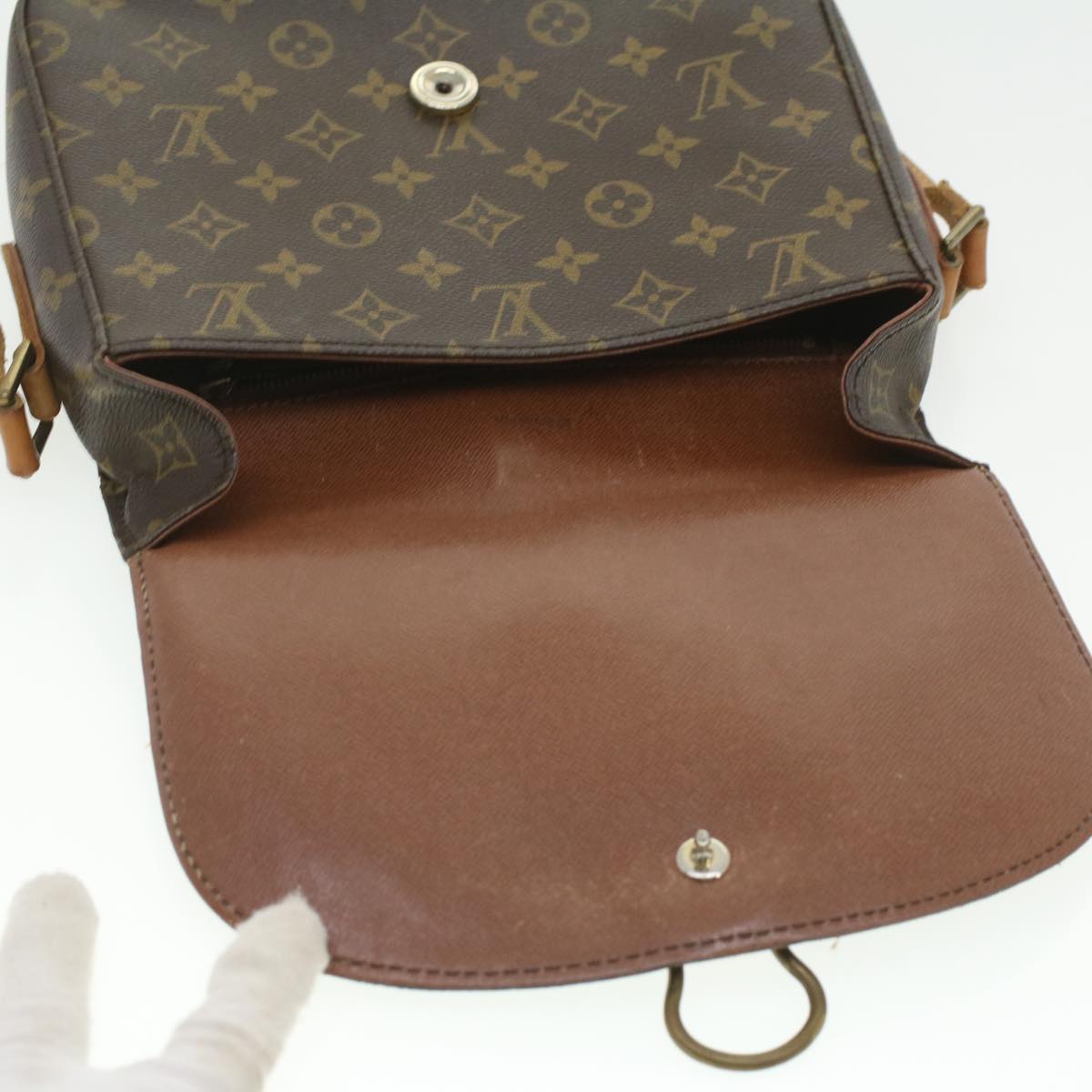 Louis Vuitton  Monogram Saint Cloud GM Shoulder Bag M51242 LV Auth 35750