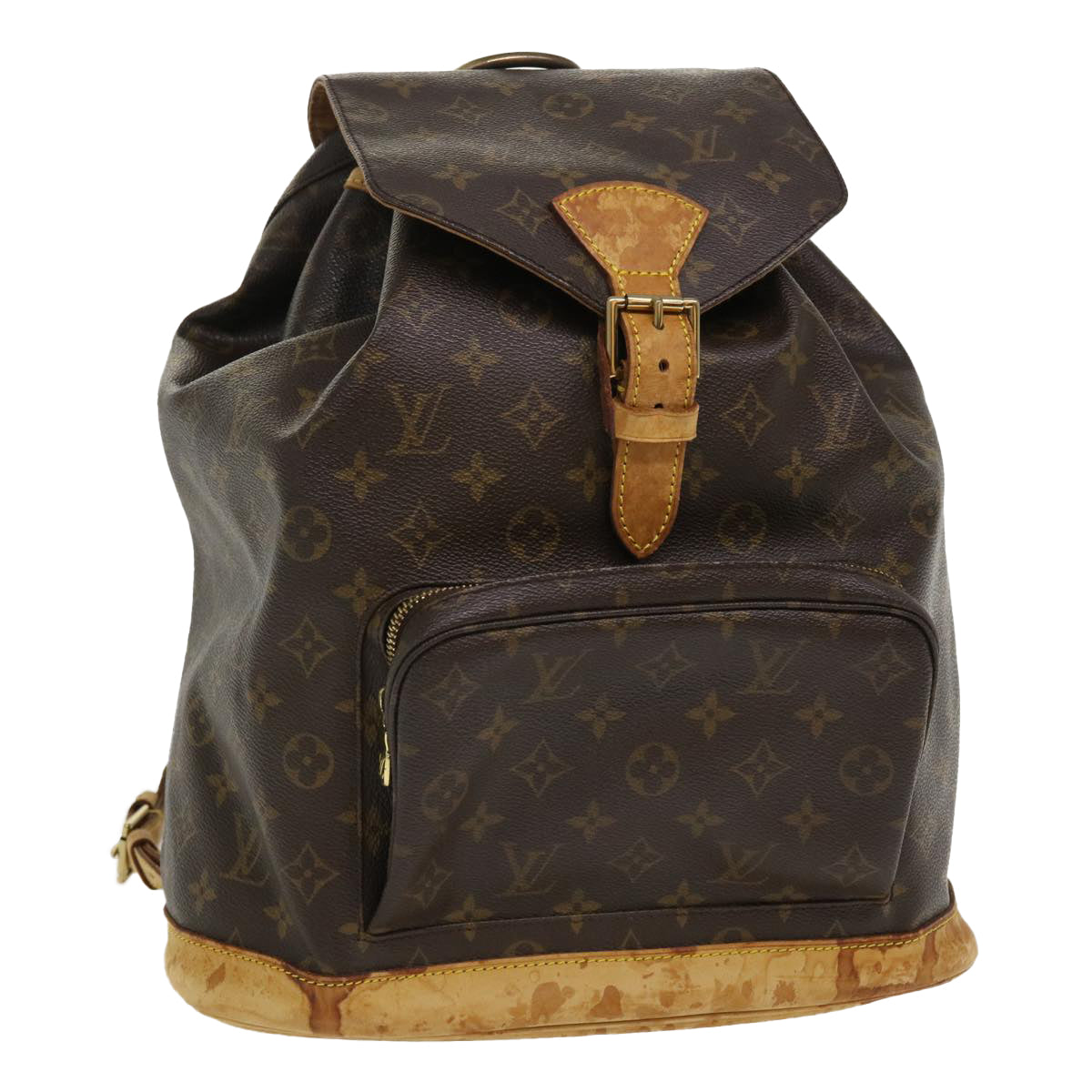 Louis Vuitton  Monogram Montsouris GM Backpack M51135 LV Auth 35963