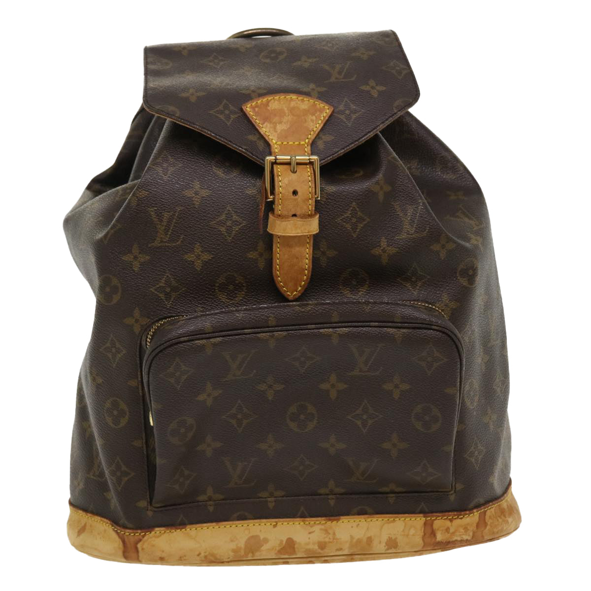 Louis Vuitton  Monogram Montsouris GM Backpack M51135 LV Auth 35963