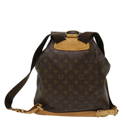 Louis Vuitton  Monogram Montsouris GM Backpack M51135 LV Auth 35963