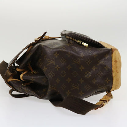 Louis Vuitton  Monogram Montsouris GM Backpack M51135 LV Auth 35963