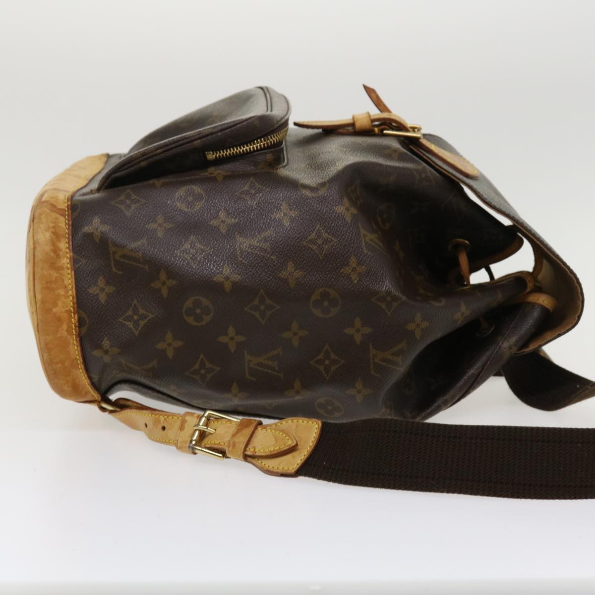 Louis Vuitton  Monogram Montsouris GM Backpack M51135 LV Auth 35963