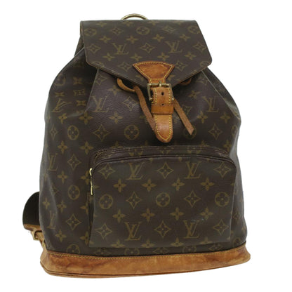 Louis Vuitton  Monogram Montsouris GM Backpack M51135 LV Auth 36094