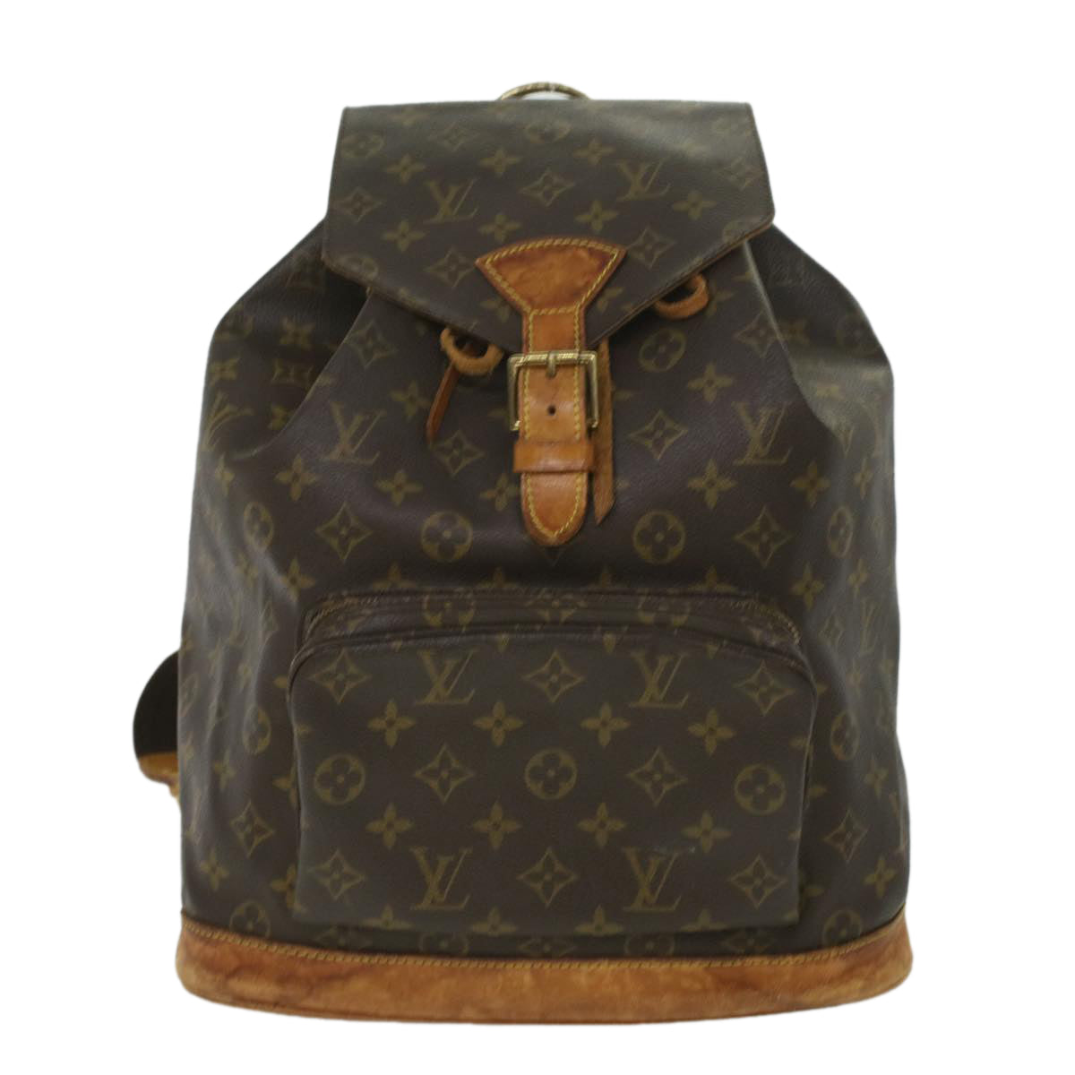 Louis Vuitton  Monogram Montsouris GM Backpack M51135 LV Auth 36094