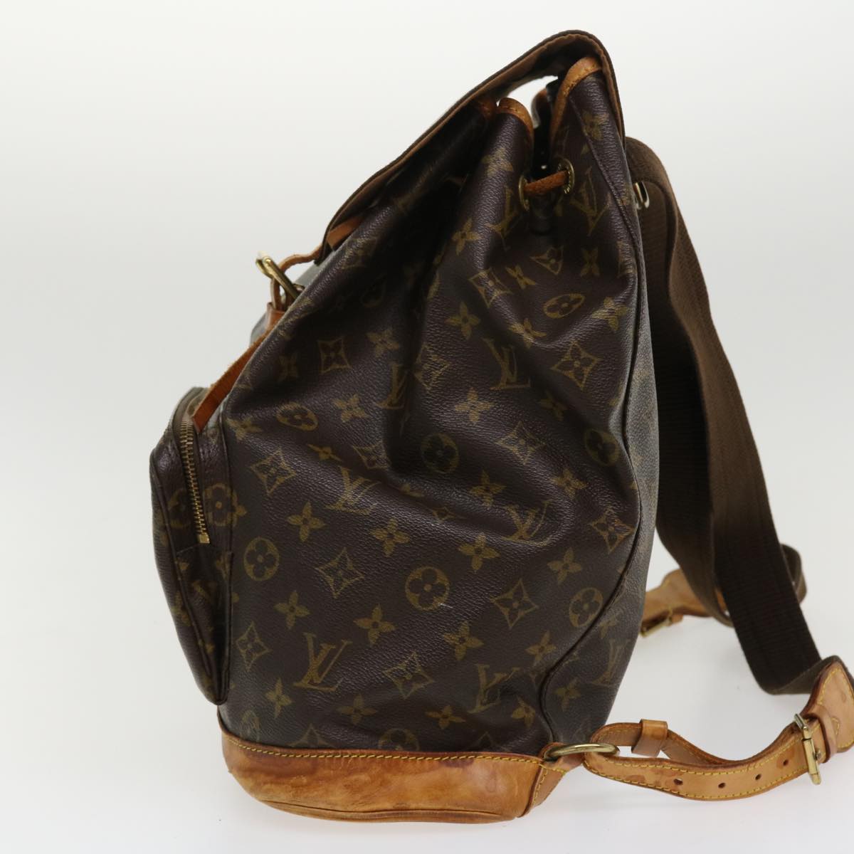 Louis Vuitton  Monogram Montsouris GM Backpack M51135 LV Auth 36094