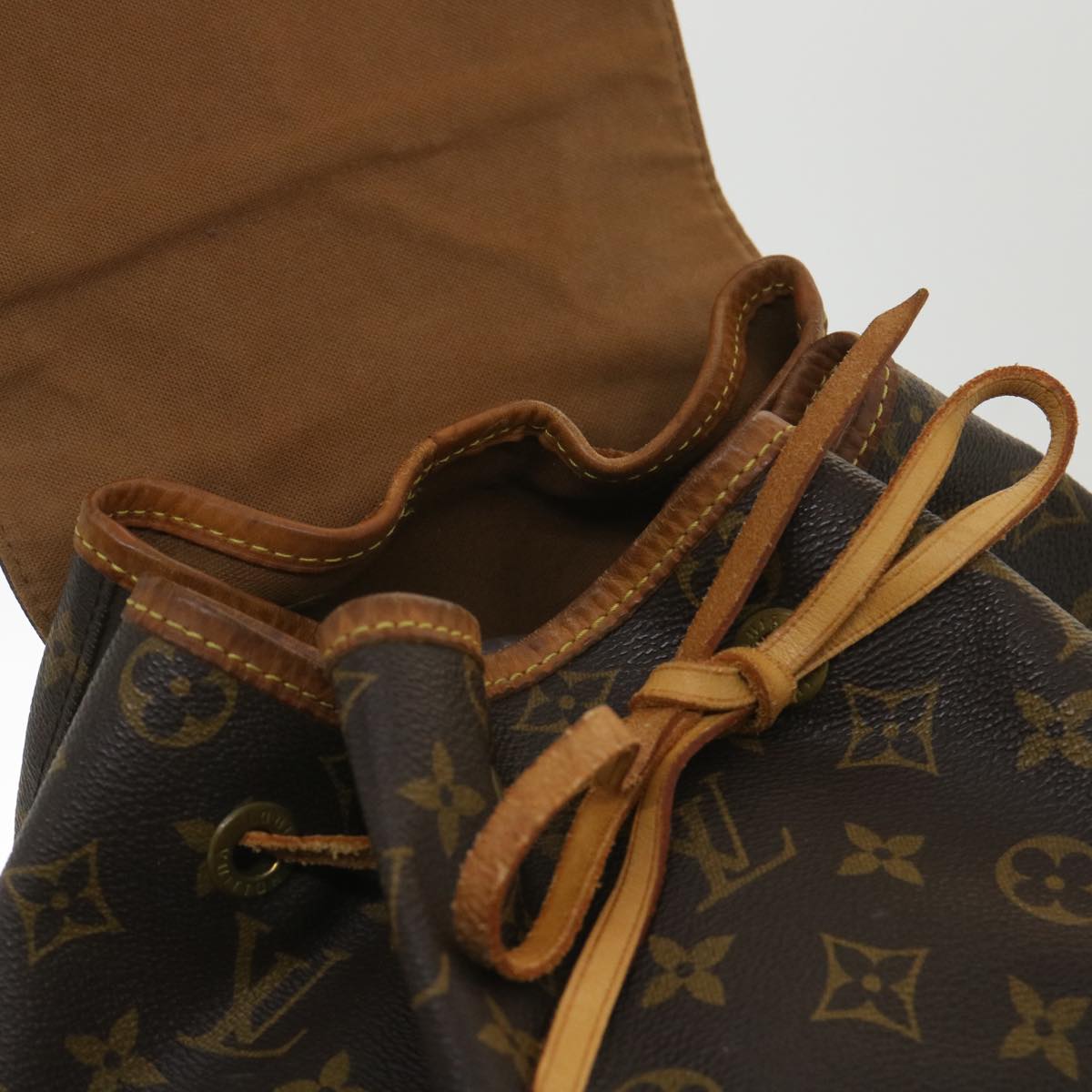 Louis Vuitton  Monogram Montsouris GM Backpack M51135 LV Auth 36359