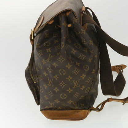 Louis Vuitton  Monogram Montsouris GM Backpack M51135 LV Auth 36359