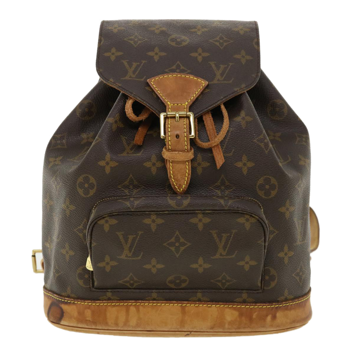 Louis Vuitton  Monogram Montsouris MM Backpack M51136 LV Auth 36402