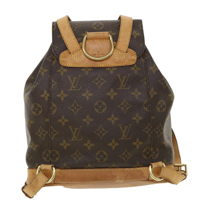 Louis Vuitton  Monogram Montsouris MM Backpack M51136 LV Auth 36402