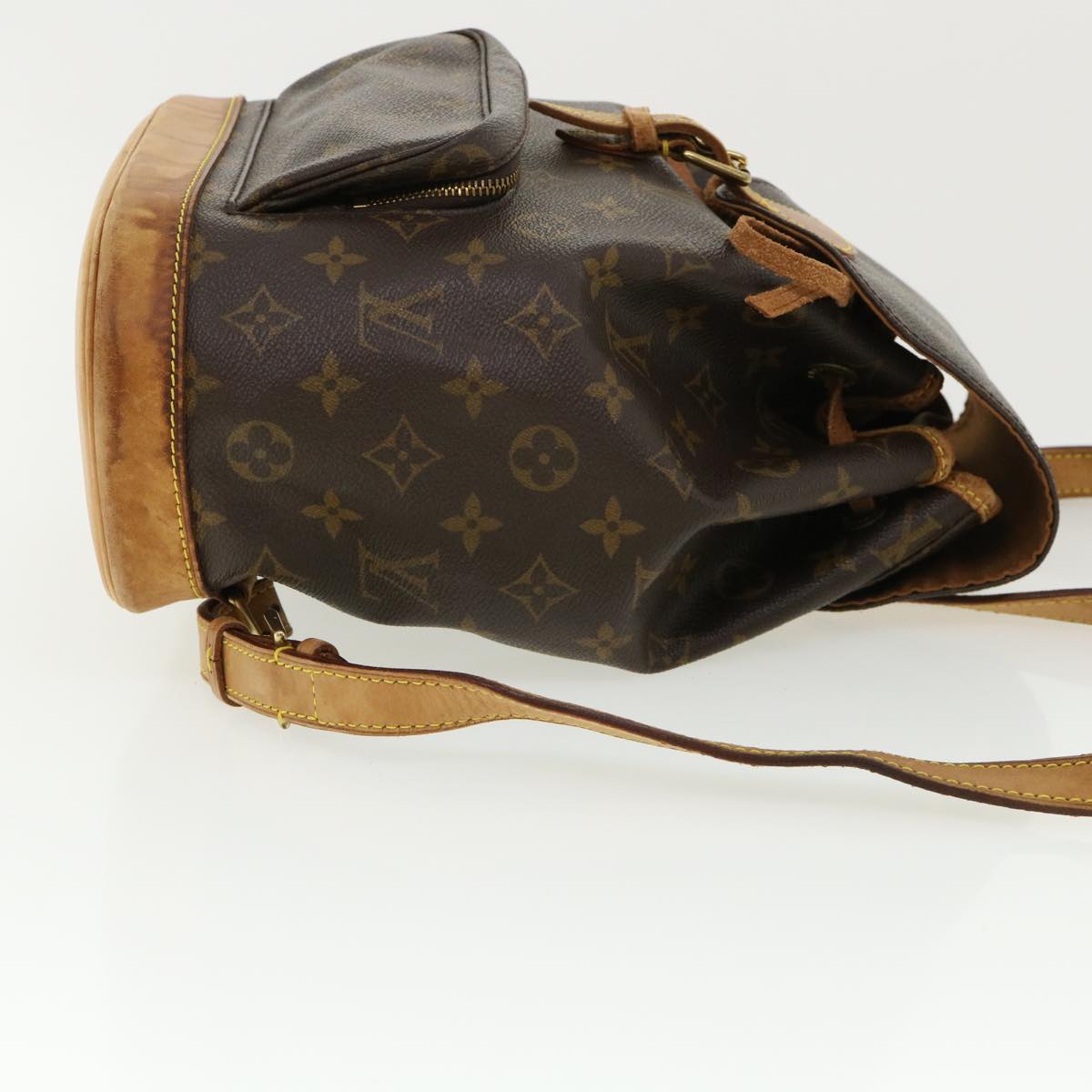 Louis Vuitton  Monogram Montsouris MM Backpack M51136 LV Auth 36402