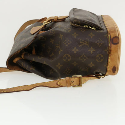 Louis Vuitton  Monogram Montsouris MM Backpack M51136 LV Auth 36402