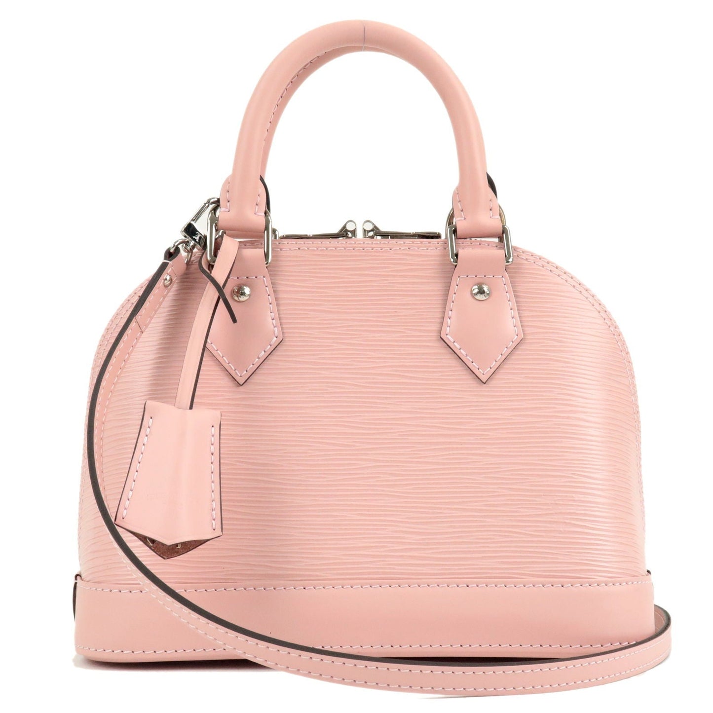 Louis Vuitton Epi Alma BB 2Way Hand Bag Rose Ballerine M41327