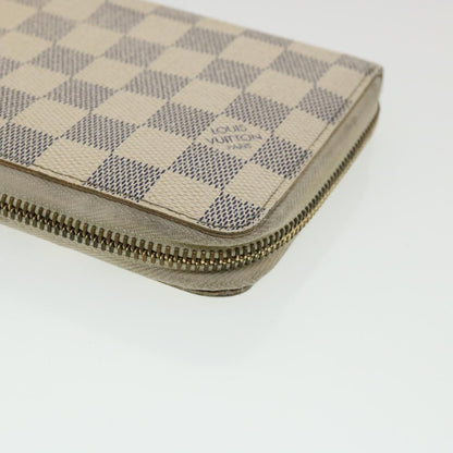 Louis Vuitton  Damier Azur Zippy Organizer Long Wallet N60012 LV Auth 36491