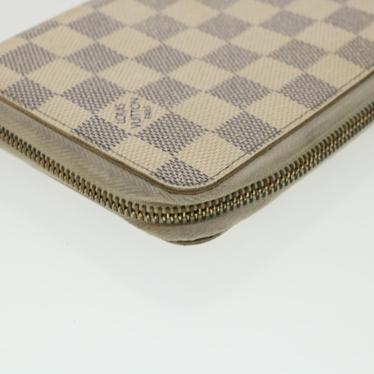 Louis Vuitton  Damier Azur Zippy Organizer Long Wallet N60012 LV Auth 36491